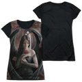 Anne Stokes Angel Rose - Juniors Black Back T-Shirt Hoodie, Sweatshirt | CiraTrend.com