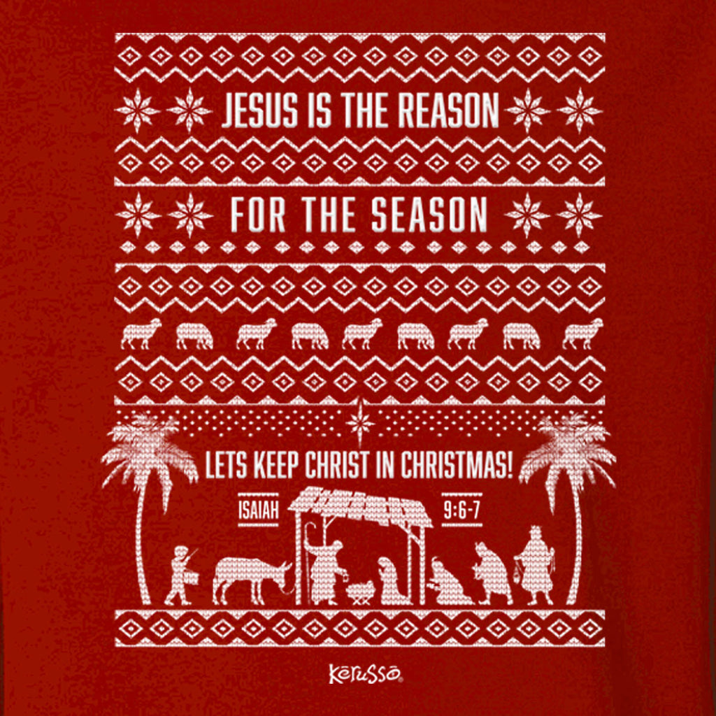 Kerusso Womens Sweatshirt Jesus Is The Reason For the Season T-Shirts, Hoodie | CiraTrend.com (Image 2)