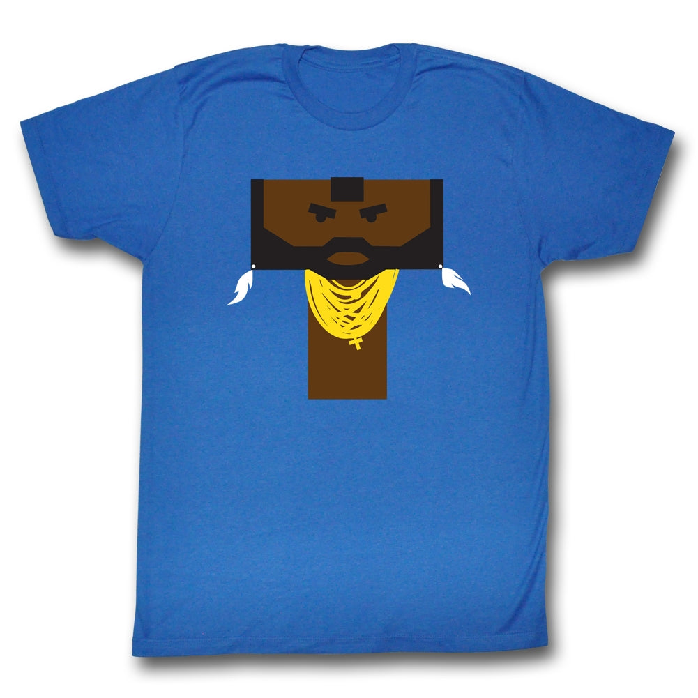 Mr. T Mens S/S T-Shirt - Literal T - Solid Royal Hoodie, Sweatshirt | CiraTrend.com
