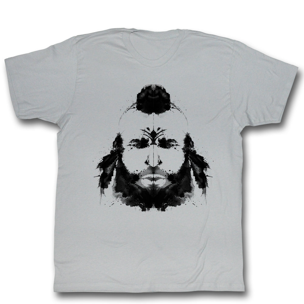 Mr. T Mens S/S T-Shirt - Inky - Solid Silver Hoodie, Sweatshirt | CiraTrend.com