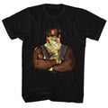 Mr. T Mens S/S T-Shirt - Flower T 2 - Solid Black Hoodie, Sweatshirt | CiraTrend.com