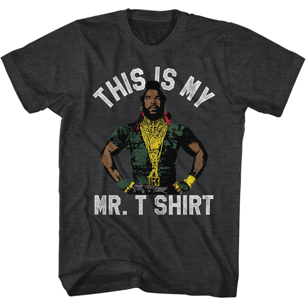 Mr. T Mens S/S T-Shirt - I'M Funny - Heather Black Heather Hoodie, Sweatshirt | CiraTrend.com