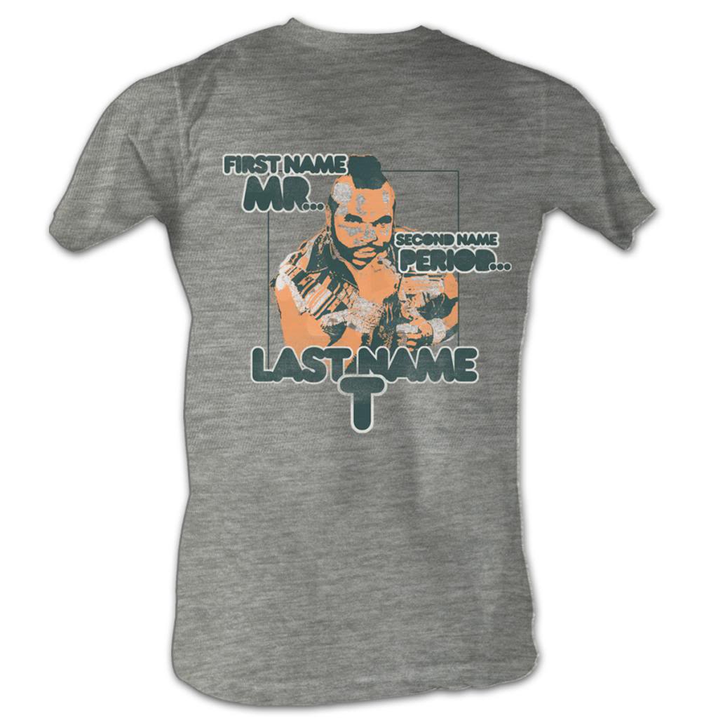 Mr. T S S Last Name T Heather Gray Heather T-Shirts, Hoodie, Sweatshirt