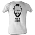 Mr. T Mens S/S T-Shirt - Mr T Shirt - Solid White Hoodie, Sweatshirt | CiraTrend.com