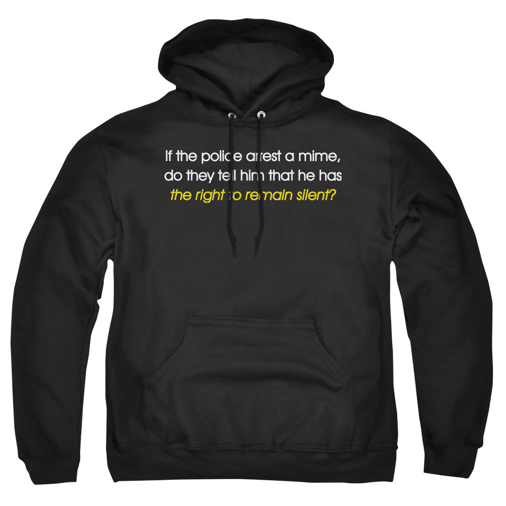 Arrest A Mime Mens Hoodie Black T-Shirts, Sweatshirt | CiraTrend.com (Image 2)
