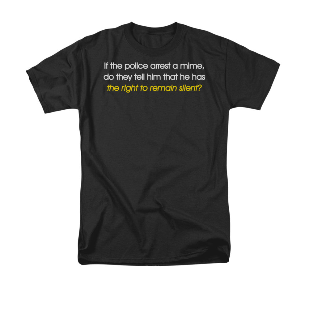 Arrest A Mime Mens T Shirt Black Hoodie, Sweatshirt | CiraTrend.com