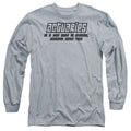 Actuaries Do It Mens Long Sleeve Shirt Athletic Heather Hoodie, Sweatshirt | CiraTrend.com (Image 1)