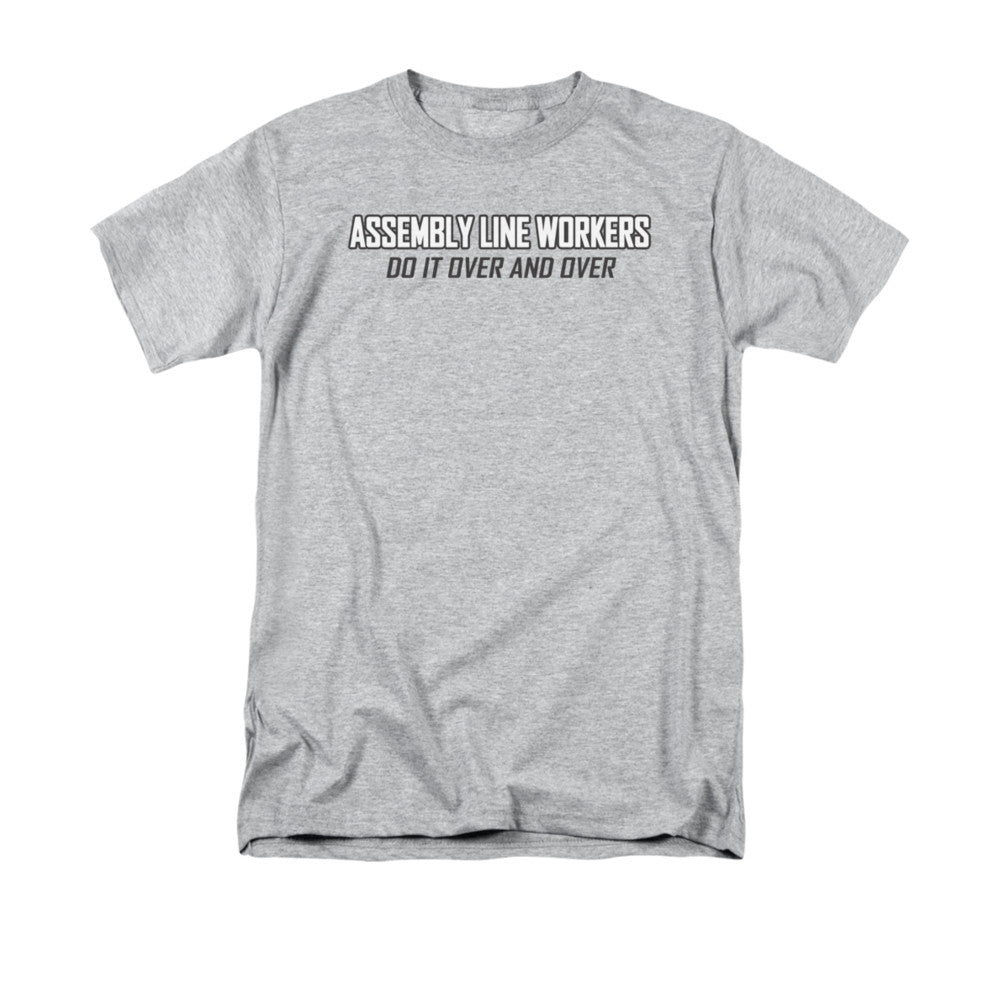 Assembly Line Workers Do It Mens T Shirt Athletic Heather Hoodie, Sweatshirt | CiraTrend.com