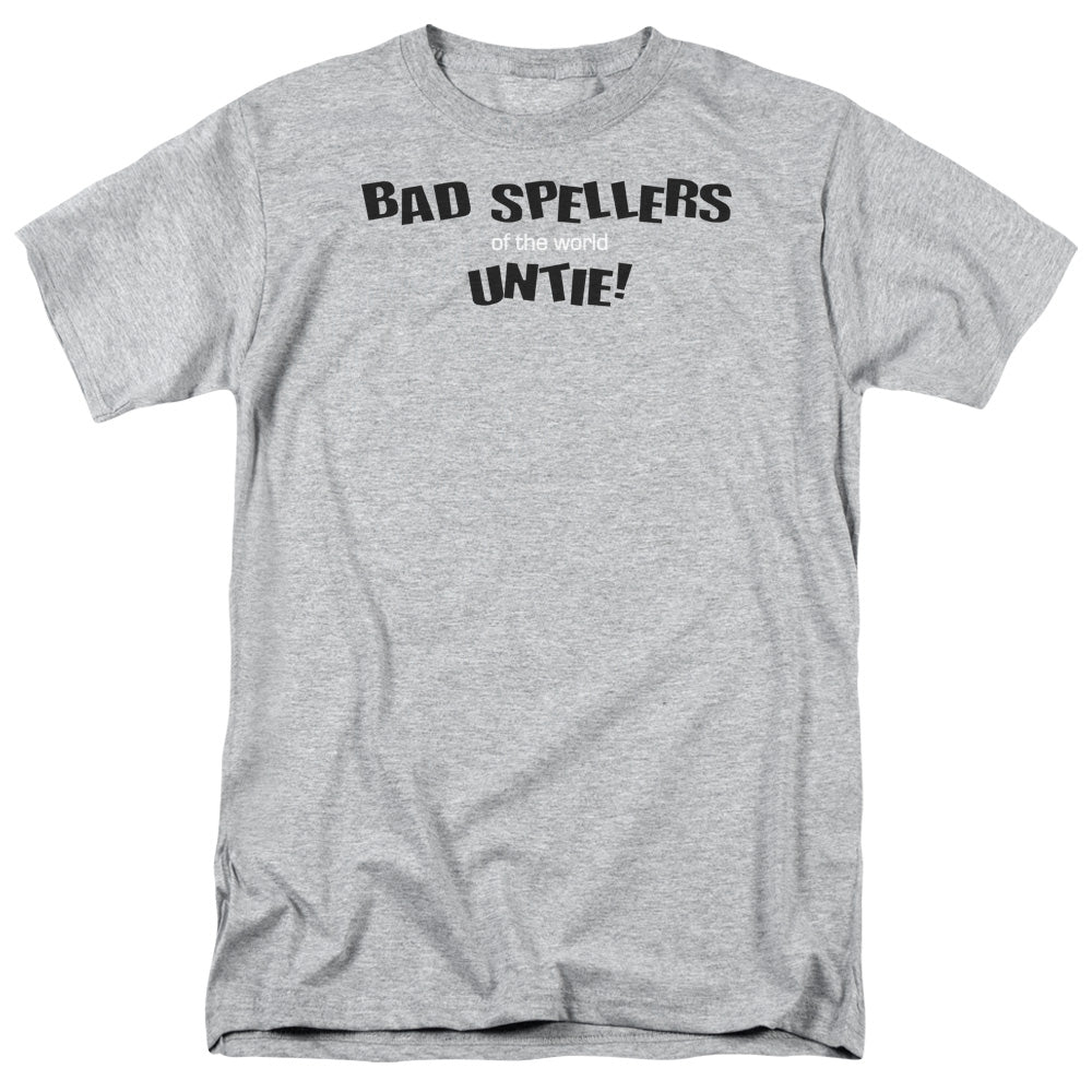 Bad Spellers Mens T Shirt Athletic Heather Hoodie, Sweatshirt | CiraTrend.com