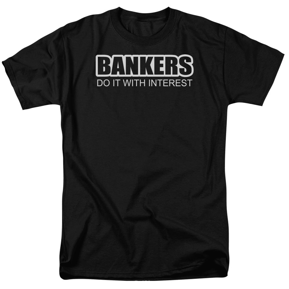 Bankers Do It Interest Mens T Shirt Black Hoodie, Sweatshirt | CiraTrend.com