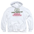 420 Credit Score Mens Hoodie White T-Shirts, Sweatshirt | CiraTrend.com (Image 1)