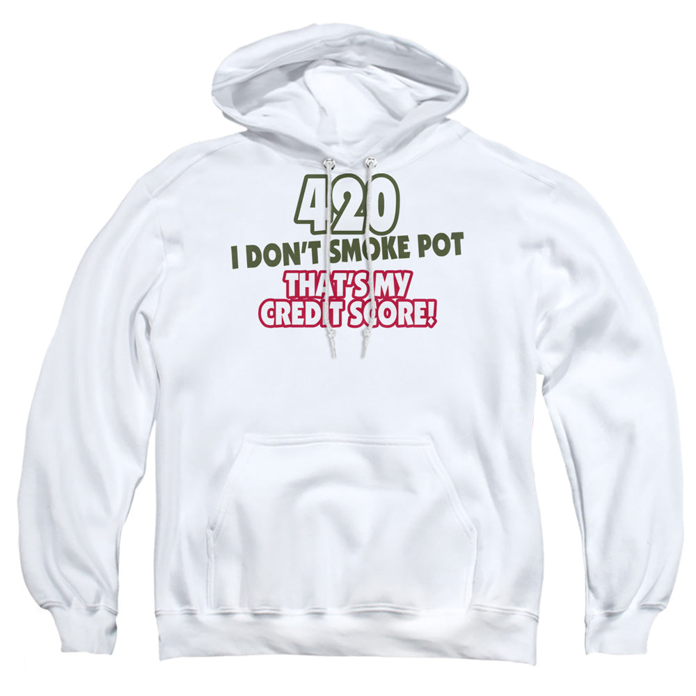 420 Credit Score Mens Hoodie White T-Shirts, Sweatshirt | CiraTrend.com (Image 4)