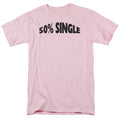 50% Single Mens T Shirt Pink Hoodie, Sweatshirt | CiraTrend.com (Image 1)