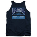Alcohol Is Not The Answer Mens Tank Top Shirt Navy Hoodie, Sweatshirt | CiraTrend.com (Image 1)