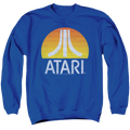 Atari Sunrise Eroded - Men's Crewneck Sweatshirt T-Shirts, Hoodie | CiraTrend.com