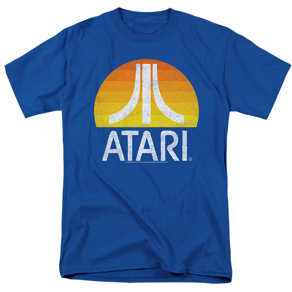 Atari Sunrise Eroded - Men's Regular Fit T-Shirt Hoodie, Sweatshirt | CiraTrend.com