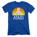 Atari Sunrise Eroded - Men's Slim Fit T-Shirt Hoodie, Sweatshirt | CiraTrend.com