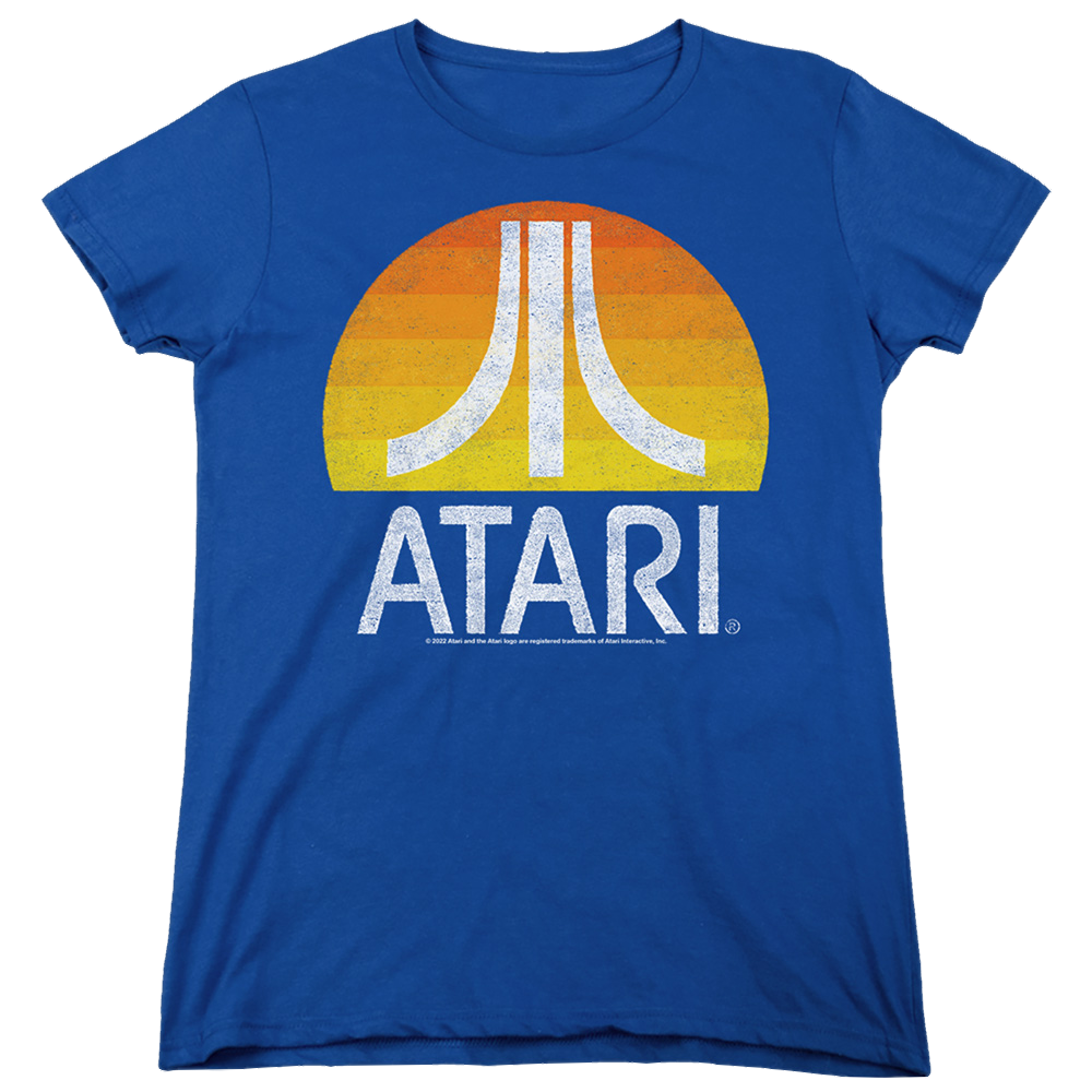 Atari Sunrise Eroded - Women's T-Shirt Hoodie, Sweatshirt | CiraTrend.com