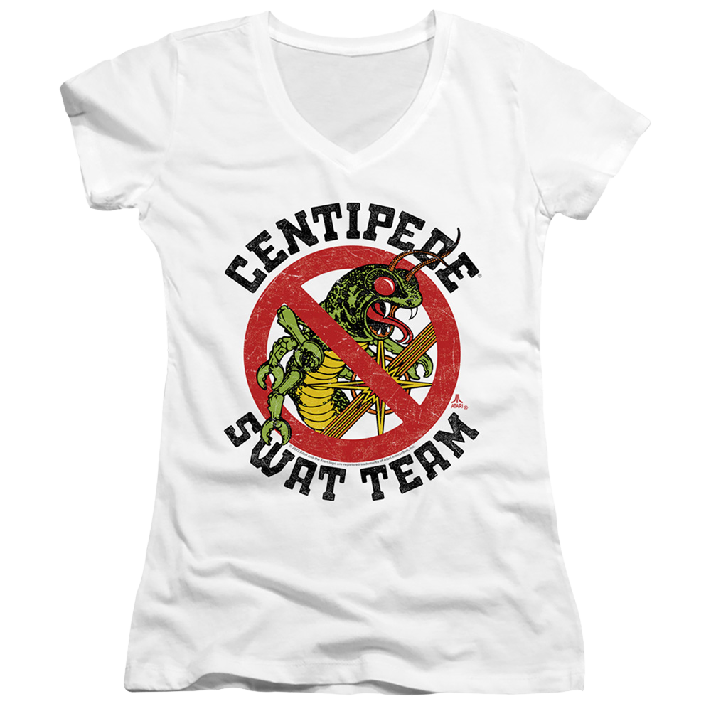 Atari Swat Team - Juniors V-Neck T-Shirt Hoodie, Sweatshirt | CiraTrend.com