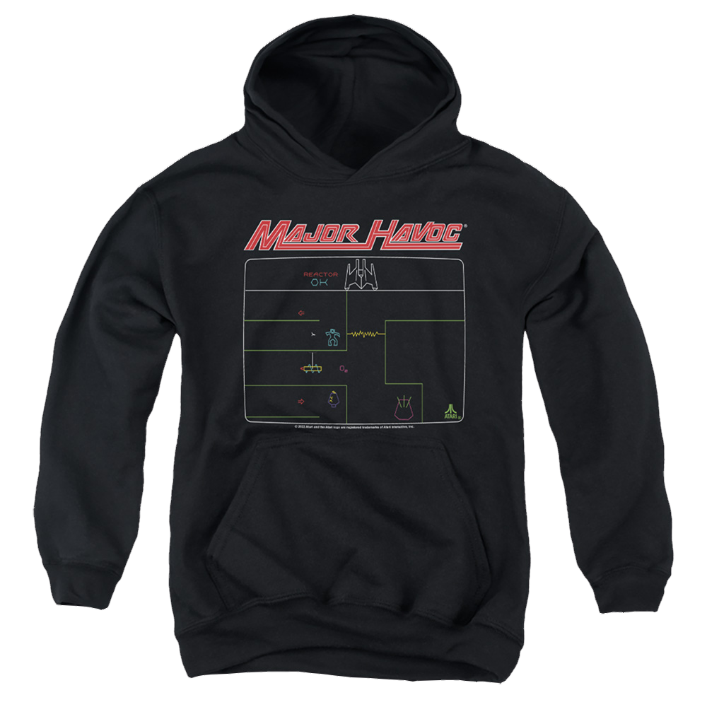 Atari Major Havok Screen Youth Pull-Over Hoodie T-Shirts, Sweatshirt | CiraTrend.com