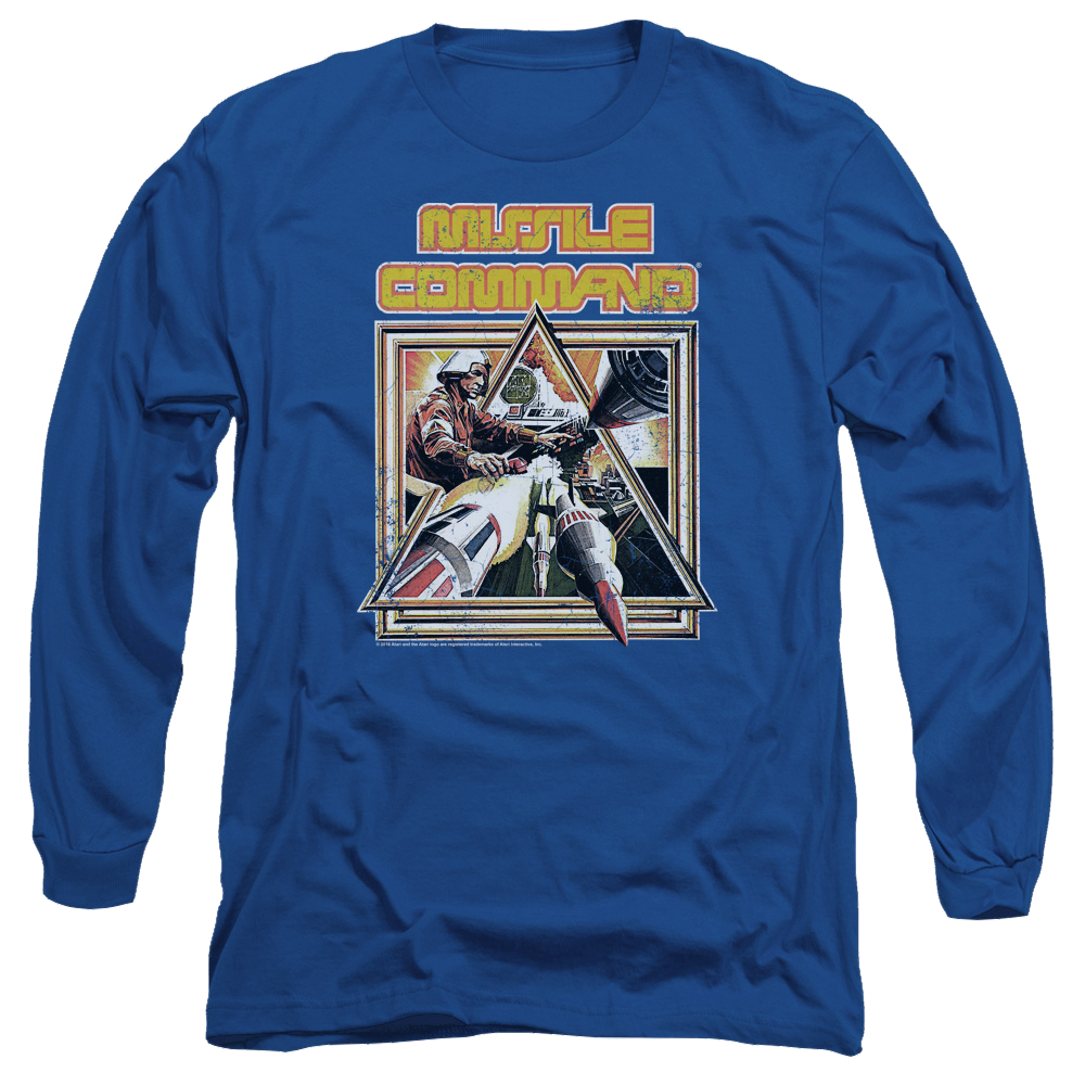 Atari Missle Commander - Men's Long Sleeve T-Shirt Hoodie, Sweatshirt | CiraTrend.com