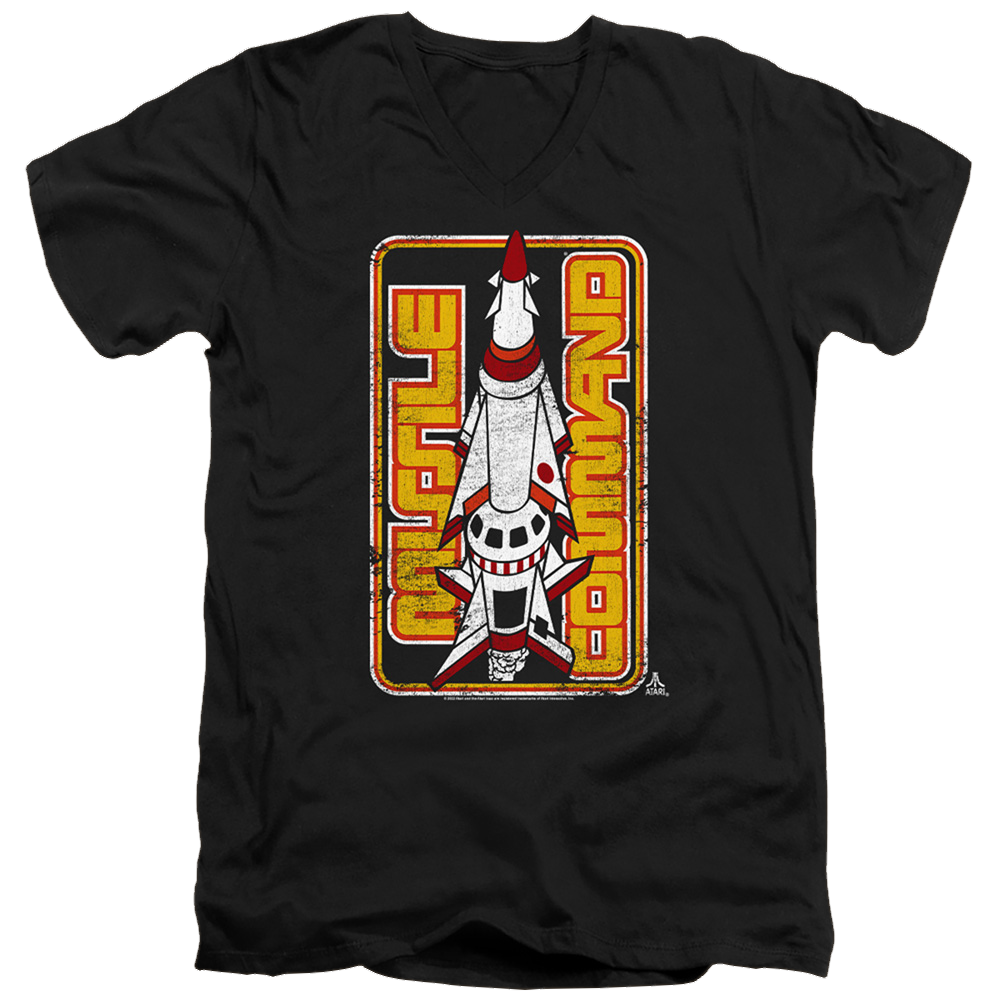 Atari Missile - Men's V-Neck T-Shirt Hoodie, Sweatshirt | CiraTrend.com