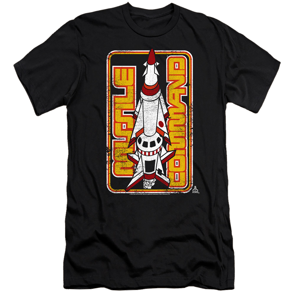 Atari Missile - Men's Premium Slim Fit T-Shirt Hoodie, Sweatshirt | CiraTrend.com