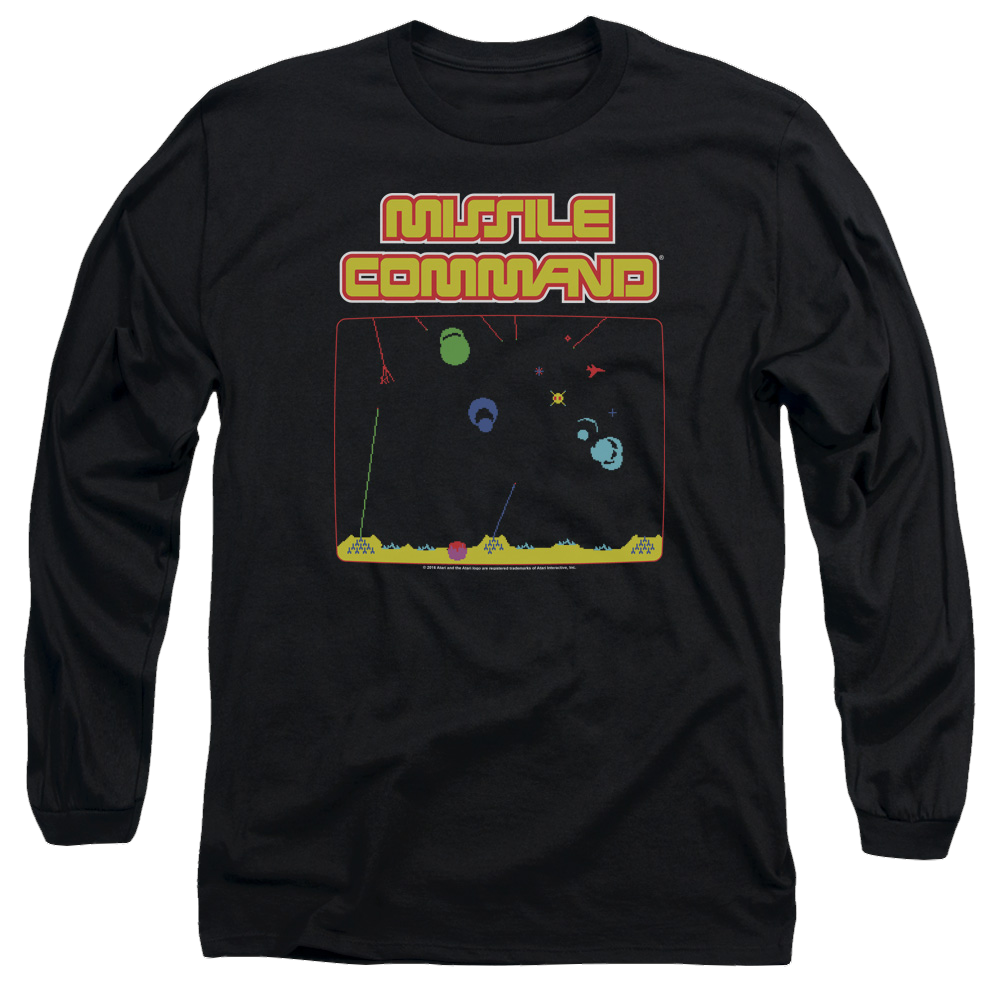 Atari Missle Screen - Men's Long Sleeve T-Shirt Hoodie, Sweatshirt | CiraTrend.com