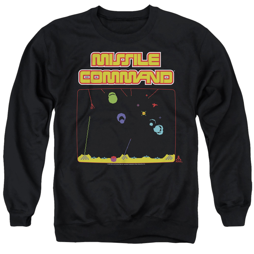 Atari Missle Screen - Men's Crewneck Sweatshirt T-Shirts, Hoodie | CiraTrend.com