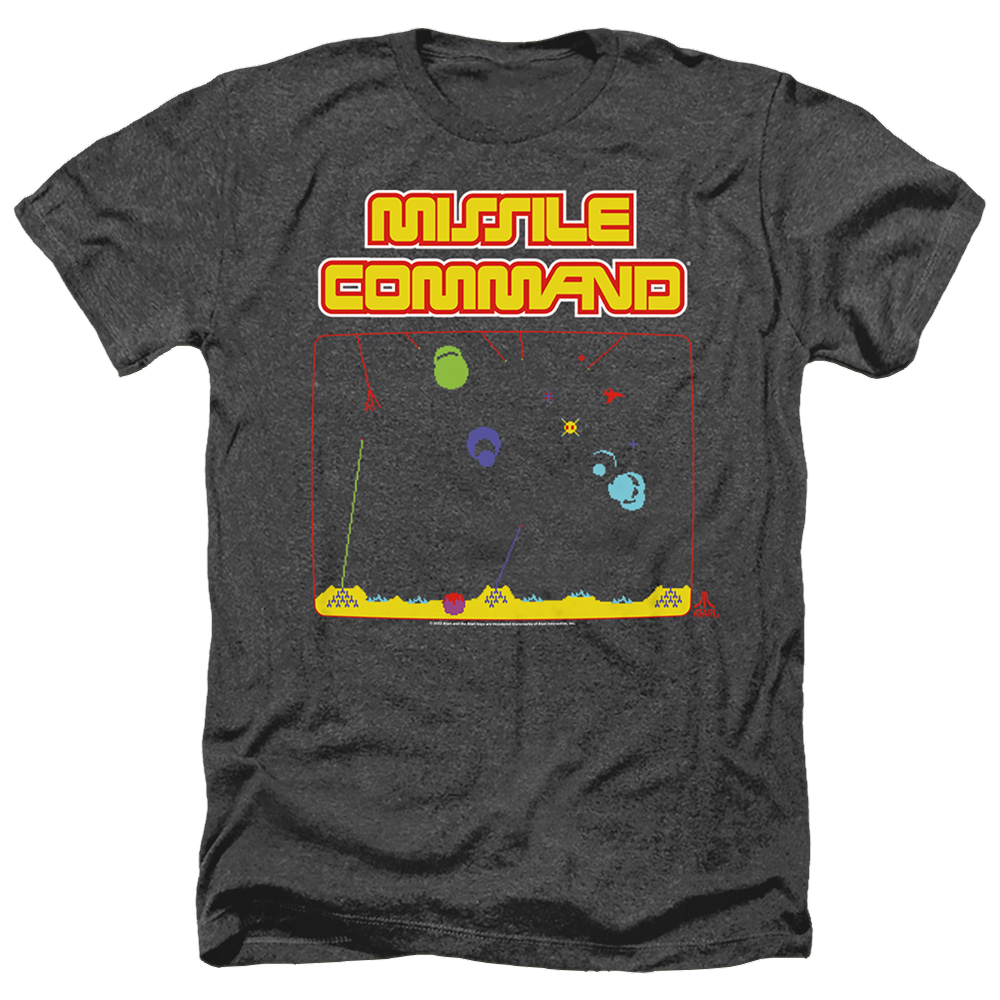 Atari Missle Screen - Men's Heather T-Shirt Hoodie, Sweatshirt | CiraTrend.com