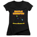Atari Missle Screen - Juniors V-Neck T-Shirt Hoodie, Sweatshirt | CiraTrend.com