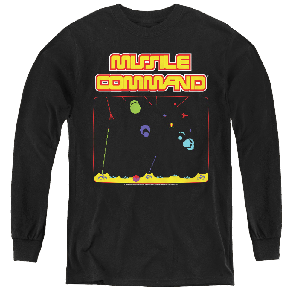 Atari Missle Screen - Youth Long Sleeve T-Shirt Hoodie, Sweatshirt | CiraTrend.com