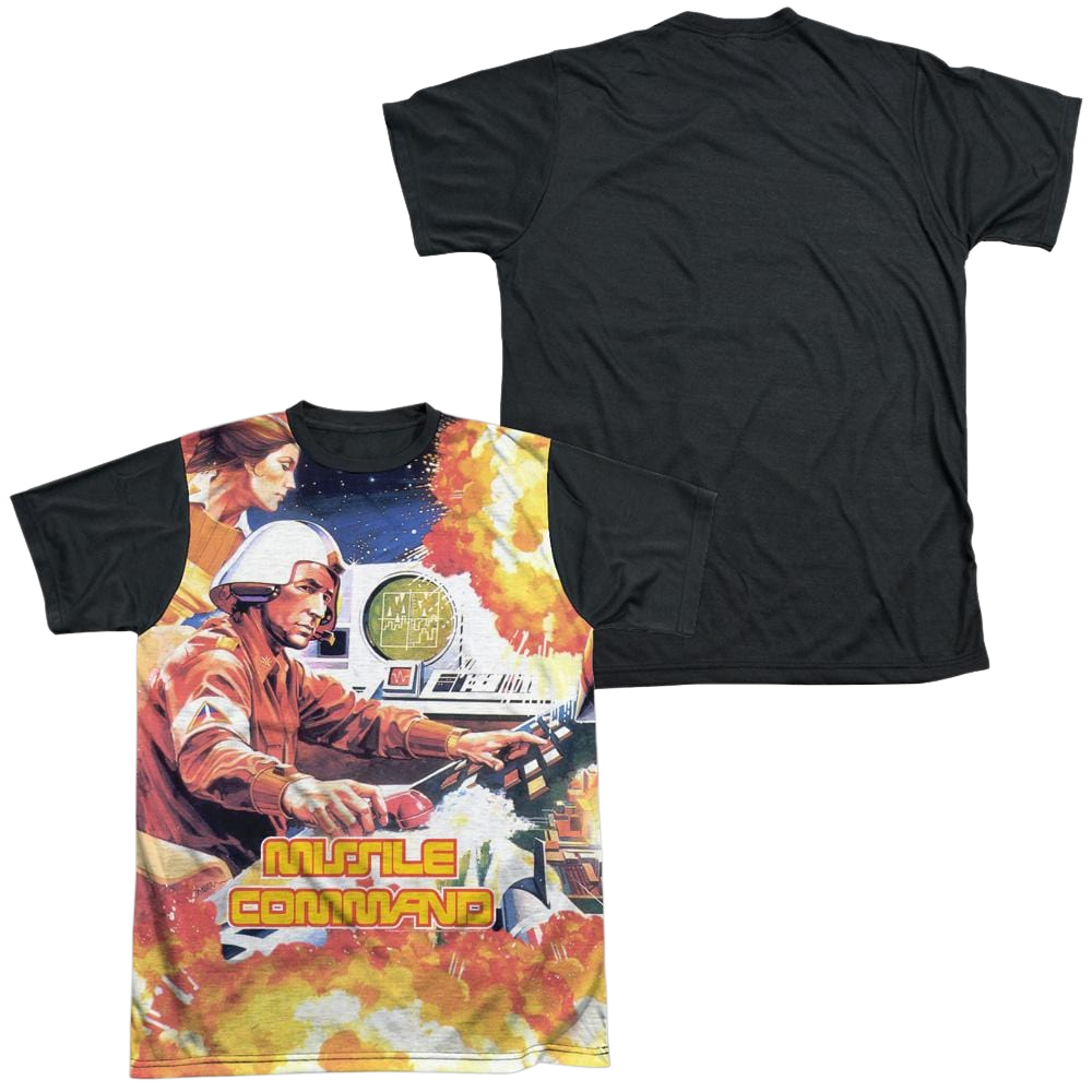 Atari Missle Commander - Men's Black Back T-Shirt Hoodie, Sweatshirt | CiraTrend.com