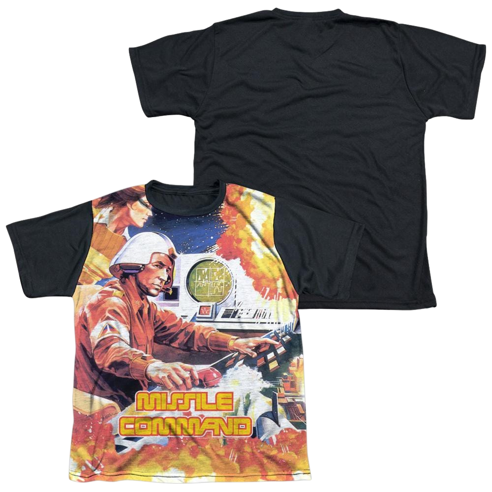 Atari Missle Commander - Youth Black Back T-Shirt (Ages 8-12) Hoodie, Sweatshirt | CiraTrend.com