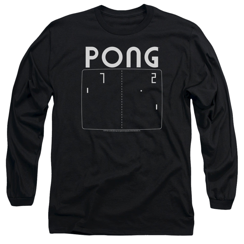 Atari Pong Screen - Men's Long Sleeve T-Shirt Hoodie, Sweatshirt | CiraTrend.com