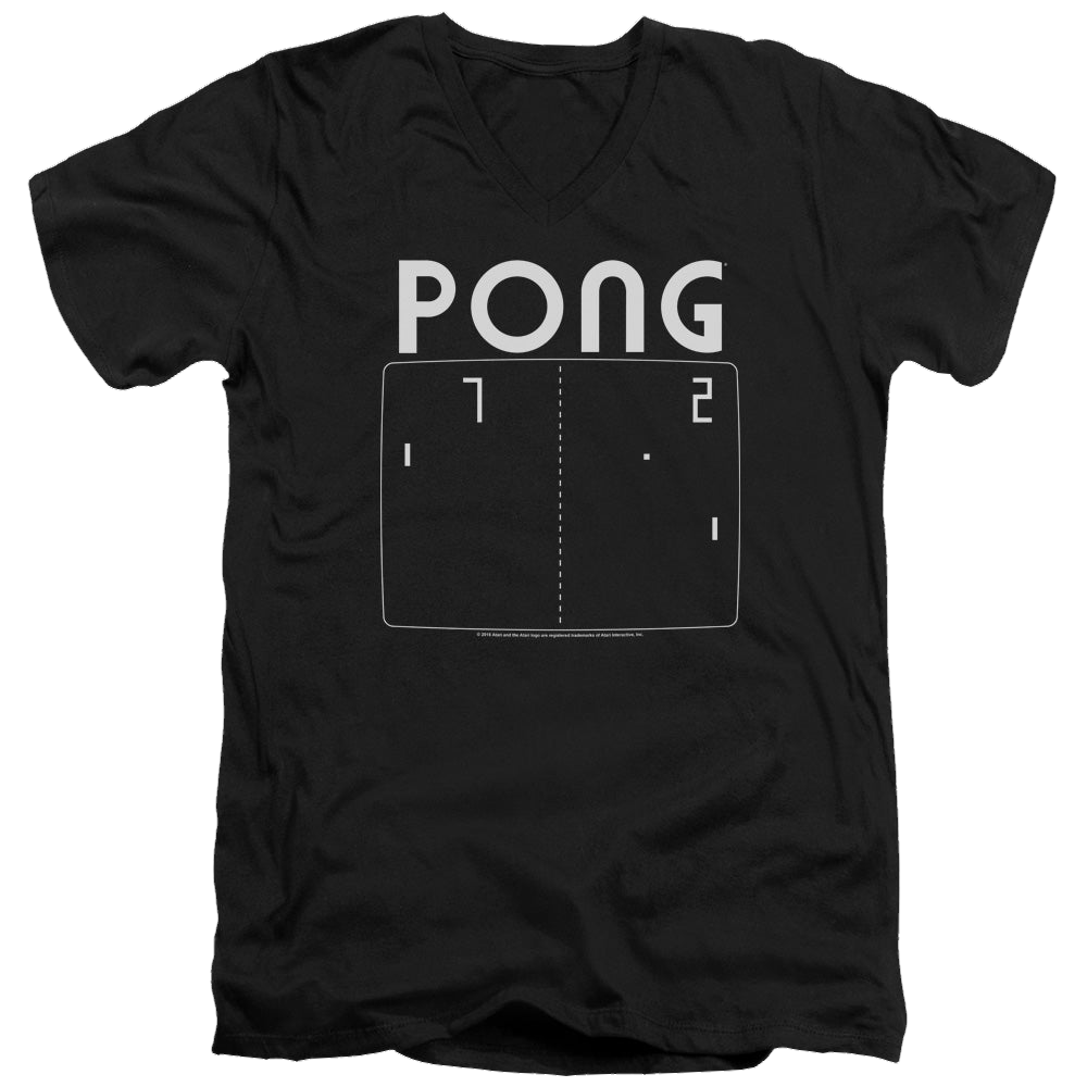 Atari Pong Screen - Men's V-Neck T-Shirt Hoodie, Sweatshirt | CiraTrend.com
