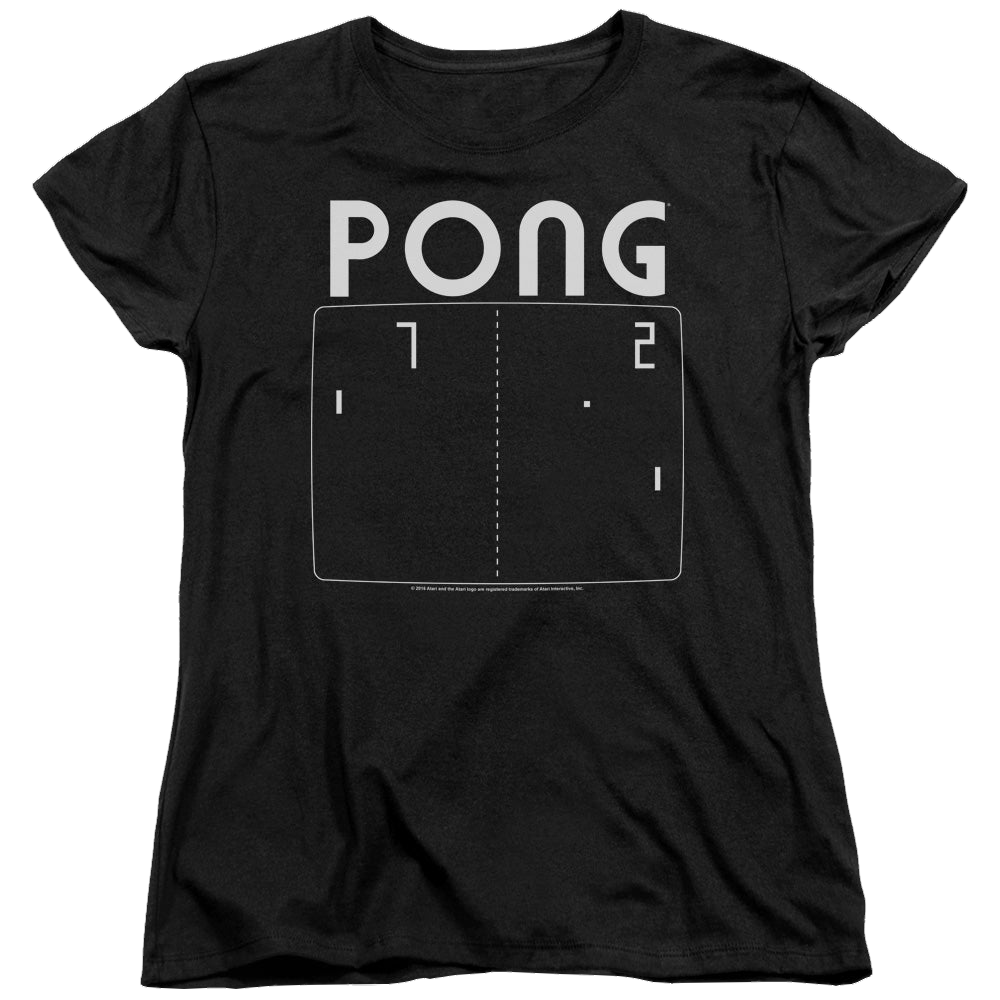 Atari Pong Screen - Women's T-Shirt Hoodie, Sweatshirt | CiraTrend.com