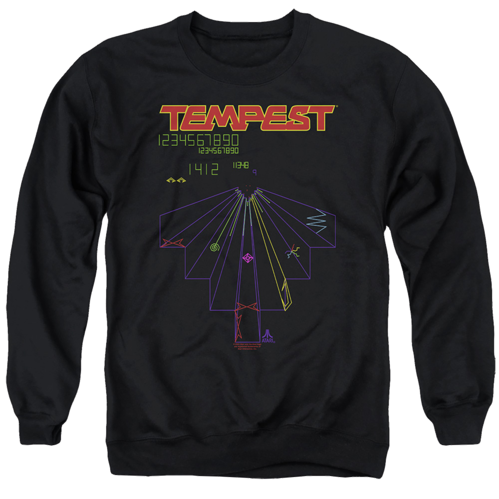 Atari Tempest Screen - Men's Crewneck Sweatshirt T-Shirts, Hoodie | CiraTrend.com