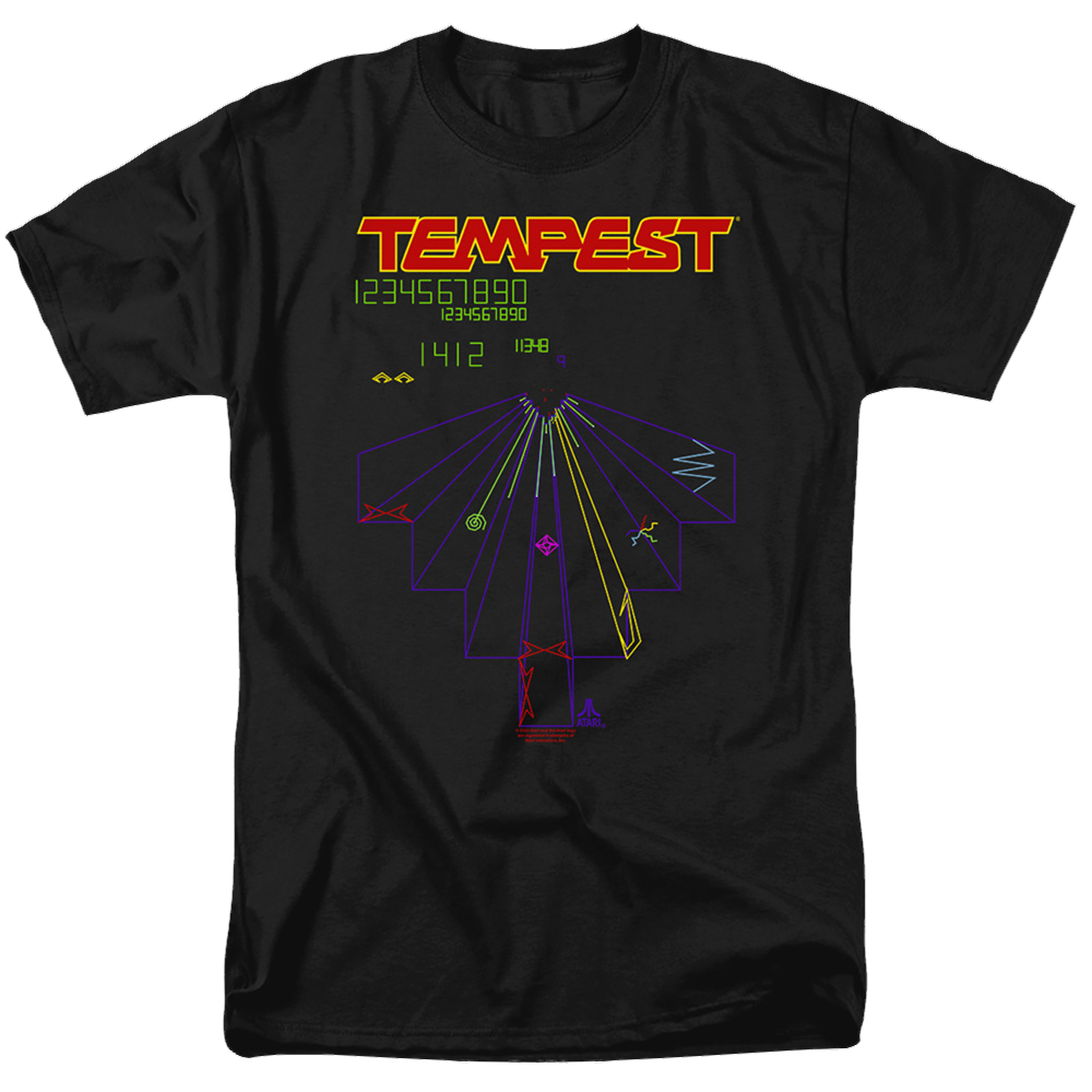 Atari Tempest Screen - Men's Regular Fit T-Shirt Hoodie, Sweatshirt | CiraTrend.com