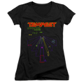 Atari Tempest Screen - Juniors V-Neck T-Shirt Hoodie, Sweatshirt | CiraTrend.com