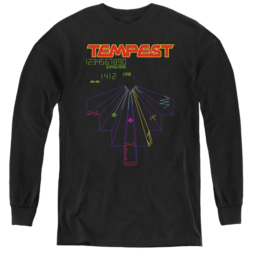 Atari Tempest Screen - Youth Long Sleeve T-Shirt Hoodie, Sweatshirt | CiraTrend.com