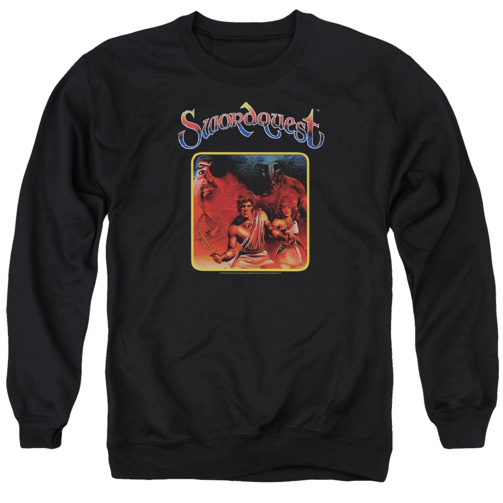 Atari Swordquest - Men's Crewneck Sweatshirt T-Shirts, Hoodie | CiraTrend.com
