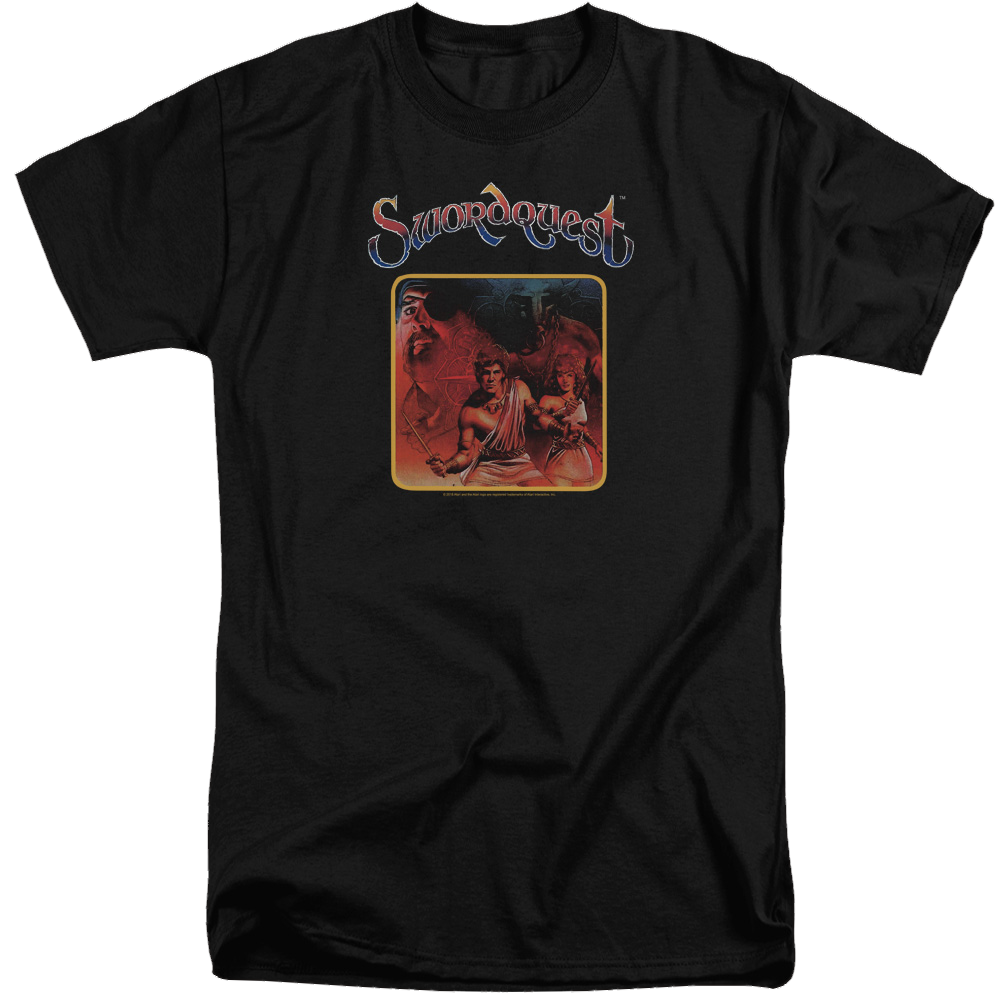 Atari Swordquest - Men's Tall Fit T-Shirt Hoodie, Sweatshirt | CiraTrend.com