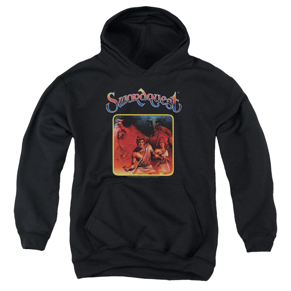 Atari Swordquest - Youth Hoodie (Ages 8-12) T-Shirts, Sweatshirt | CiraTrend.com