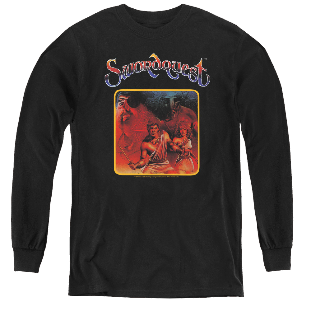 Atari Swordquest - Youth Long Sleeve T-Shirt Hoodie, Sweatshirt | CiraTrend.com