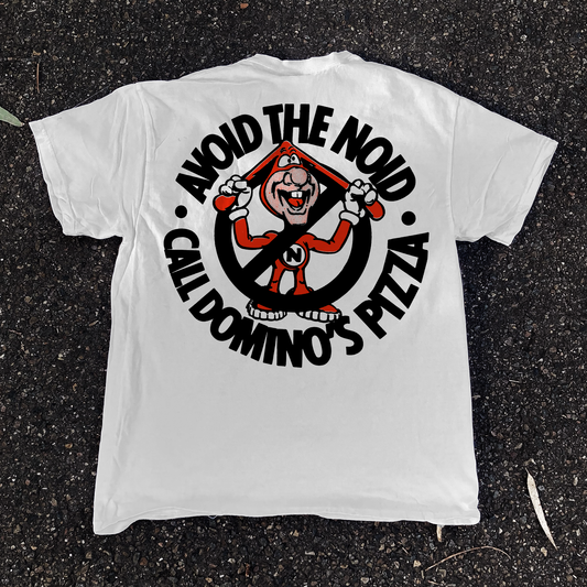 RETRO 90s 'AVOID THE NOID' WHITE T-SHIRT