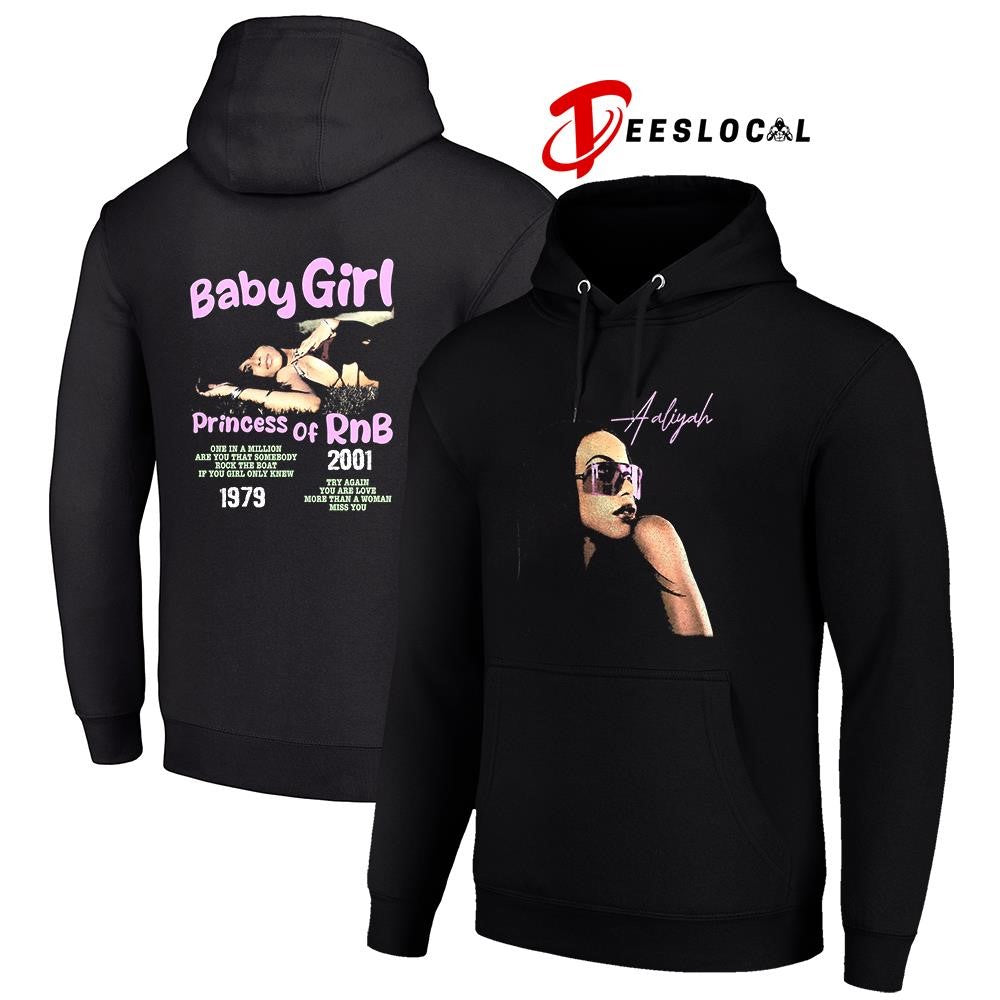 Aaliyah Baby girl princess of RnB graphic shirt