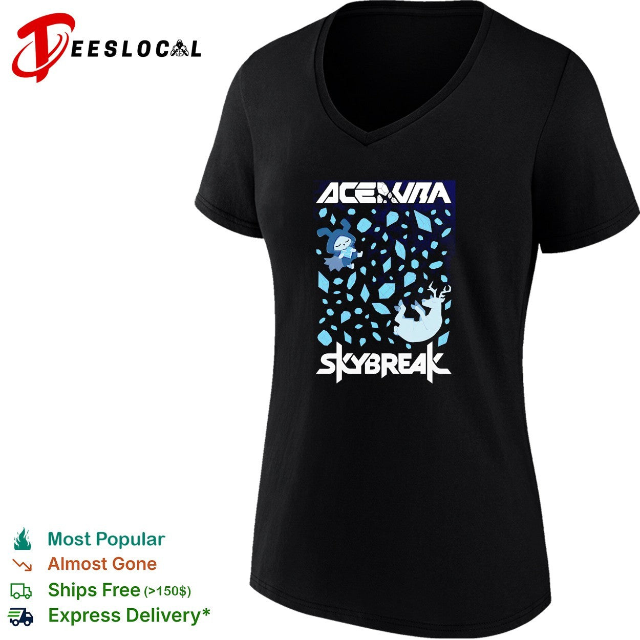 Ace Aura Skybreak EDM music artistic shirt