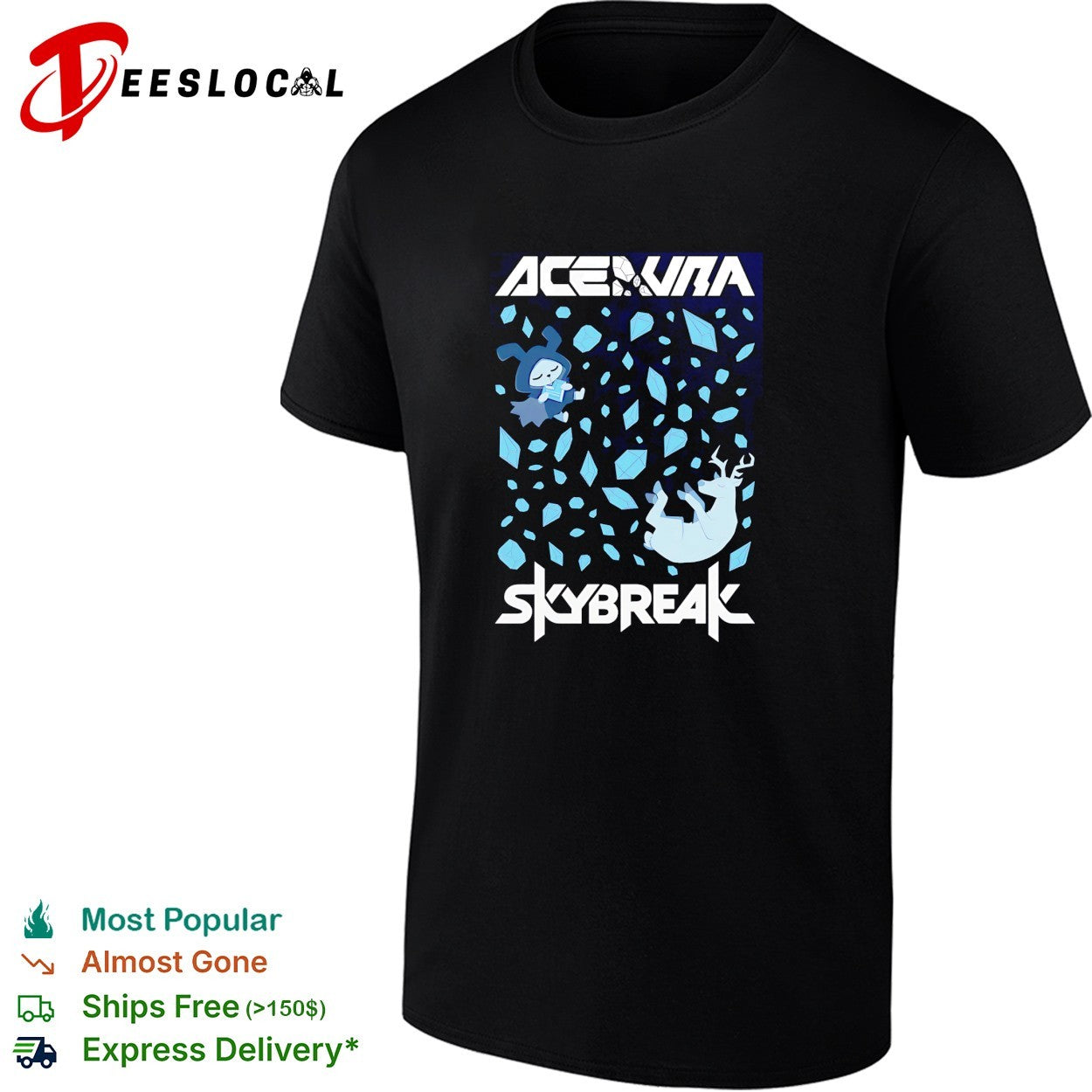 Ace Aura Skybreak EDM music artistic shirt