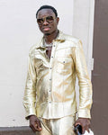 Actor Comedian Michael Blackson Metallic Shirt Hoodie, Sweatshirt | CiraTrend.com (Image 1)